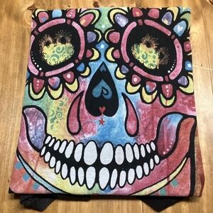 Colorful skull T-shirt by The Mountain 2014